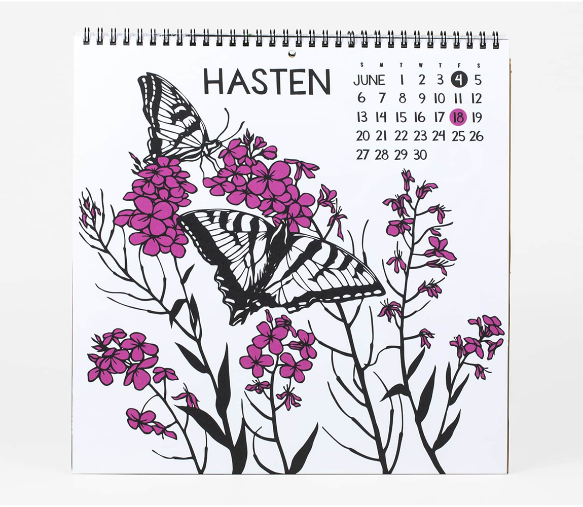 Shall We Begin 2027 Wall Calendar - Nikki McClure